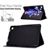 For Samsung Galaxy Tab A 10.1 2019 Electric Pressed TPU Leather Tablet Case(Butterfly)