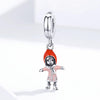 S925 Sterling Silver Pendant Sunshine Girl Beads DIY Bracelet Necklace Accessories