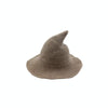 Halloween Personality Wizard Steeple Great Brim Wool Cap(Camel)