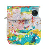 For FUJIFILM instax mini 12 Painted Full Body Leather Case Camera Bag with Strap(Abstract Painting)