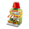 LELE BROTHER Children Assembling Mini City Street Scene Building Blocks, Style: 8537-2 Flower Shop
