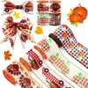 4.55m x 6.3cm Thanksgiving Ribbon Multi-purpose Harvest Season Gift Box Packaging Ribbon(F)