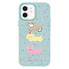 For iPhone 11 Skin Feeling Jelly TPU Hybrid PC Phone Case(Three Puppies Light Green)