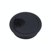 2 PCS Desk Computer Desktop Zinc Alloy Round Threading Box Hole Cover, Hole Diameter: 50mm  (Matte Black)