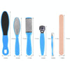 8 In 1 Foot Care Exfoliating Pedicure Knife Tool Foot File Set(Blue)