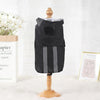 Reflective Dog Raincoat, Breathable, Black, L
