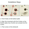 2 PCS Hand-cranked Music Box Movement Music Bell Movement Crafts Toys DIY Accessories, Track:Meet