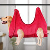 Pet Grooming Hammock - Red, Medium (30cm) - Holds Up to 15kg