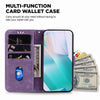 For Realme 13+ Global Little Tiger Embossed Leather Phone Case(Purple)