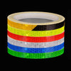 3 Rolls Bicycle Mountain Bike Motorcycle Sticker Car Contour Reflective Sticker Night Riding Reflective Sticker 1 x 800cm(Green)