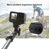 PULUZ Folding Finger Tripod Mount Adapter for GoPro HERO13 Black /12 Black /11 Black /11 Black mini /10 Black /9 Black /8 Black / Max(Black)