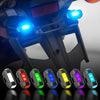 Vibration Remote Control Induction Motorcycle Wireless Strong Magnetic Warning Flash Light, Specification: 4 Light +1 RC