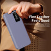 For Samsung Galaxy S25 5G Smart View Window Leather Phone Case with Card Slot(Purple)