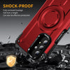 For Samsung Galaxy A13 5G Lens Holder MagSafe Phone Case(Red)