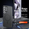 For Samsung Galaxy S25 Ultra 5G Armor MagSafe Precise Hole PC Hybrid TPU Phone Case(Frosted Black)