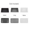 For Tesla Model Y 2021-2023 TPE Storage Organizer Under Car Seat, Style:without Cover(Grey)