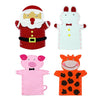 5 PCS DIY Handmade Cartoon Animals Nonwoven Fabric Glove Kids Education Learning Craft Toys, Random Style and Color Delivery