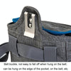 Dog Treat Training Pouch Bag, Grey/Blue, 25x17x12cm