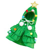 Christmas Dog Cloak, Green, Medium (2.5-5kg)
