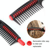 2 PCS 0089 Hair Salon Dyeing Hair Styling Brush Rolling Heart Smooth Hair Comb Brushing Hairdressing Tools(Black)
