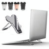 2 PCS Metal Foldable Laptop Stand Bracket(Black)