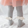 Spring And Autumn Children Tights Baby Knitting Pantyhose Size: S 0-1 Years Old(Milk Brown)