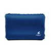 CHANODUG Camping Travel Portable Automatic Inflatable Foam Pillow(Navy Blue)
