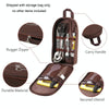 Outdoor Camping Kitchen Utensils Portable Storage Bag Picnic Flatware Supplies(Coffee)