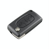 For PEUGEOT Car Keys Replacement 3 Buttons Car Key Case with Grooved, without Holder