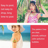 Beach Fruit Flower Arm Tattoo Sticker Kids Cartoon Face Sticker(20 PCS / Set)
