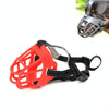 Silicone Dog Muzzle, Breathable Mesh, No.1 (Red)