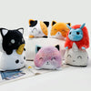 15cm Flipped Doll Double-Sided Expression Flipped Animal Cartoon Doll Plush Toy(Blue And White Unicorn)