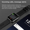 LOANIY F60 1.7 Inch Body Temperature Detection Smart Watch(Grey)