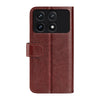 For Xiaomi Redmi K70 R64 Texture Horizontal Flip Leather Phone Case(Brown)