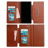 For Samsung Galaxy S25 Ultra 5G Multifunctional 7-Card Wallet Leather Phone Case(Brown)