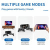 POWKIDDY X39 Pro 4.5 Inch Retro Handheld Game Console  ATM7051 Quad-Core Support HD TV Out 64G(Purple Transparent)