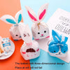 1bag Cartoon Rabbit Ears Gift Packaging Bags Candy Baking Snowflake Cookies Bags, Size: 10x17cm(Pink Dog)