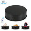 PULUZ 15cm Adjusting Speed Rotating Turntable Display Stand, Load: 3kg(Black)