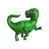 2 PCS Dinosaur Modeling Aluminum Foil Balloon Children Birthday Decoration Party Supplies Toy, Size:Large, Style:Green Tyrannosaurus