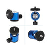Mini 360 Degree Rotation Panoramic Metal Ball Head for DSLR & Digital Cameras (Blue)