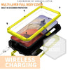 For Samsung Galaxy S25 5G R-JUST Sliding Camera Life Waterproof Holder Phone Case(Yellow)