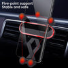 HAMTOD Little One Car Gravity Invisible Telescopic Mobile Phone Mount Holder (Black)