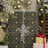 4pcs /Pack Acrylic Angel Christmas Tree Ornaments Christmas Decorations Pendants(Transparent)