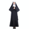 Halloween Costume Women Nun Missionary Cosplay Clothing, Size:M, Bust:100cm, Dress Length:141cm, Shoulder Width:39cm
