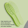 1pair High Elasticity Breathable Sweat Absorbent Shock Absorbent Cuttable Insoles, Size: 37-38(Green+Black)