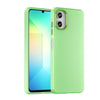For Samsung Galaxy A06 4G Frosted Translucent TPU Hybrid PC Full Coverage Phone Case(Green)