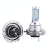 2 PCS H7 72W 1000LM 6000-6500K Super Bright White Light Car Fog LED Bulbs, DC 12-24V (Ice Blue Light)