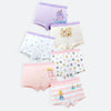 6pcs/set Children High Elastic Cartoon Printed Cotton Boxer Briefs, Size: M(T-6615 Girls)