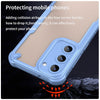 For Samsung Galaxy S23 5G Armor Glaze PC Hybrid TPU Phone Case(Blue)