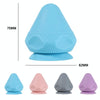 Suction Cup Type Silicone Muscle Membrane Muscle Massage Ball(Blue)